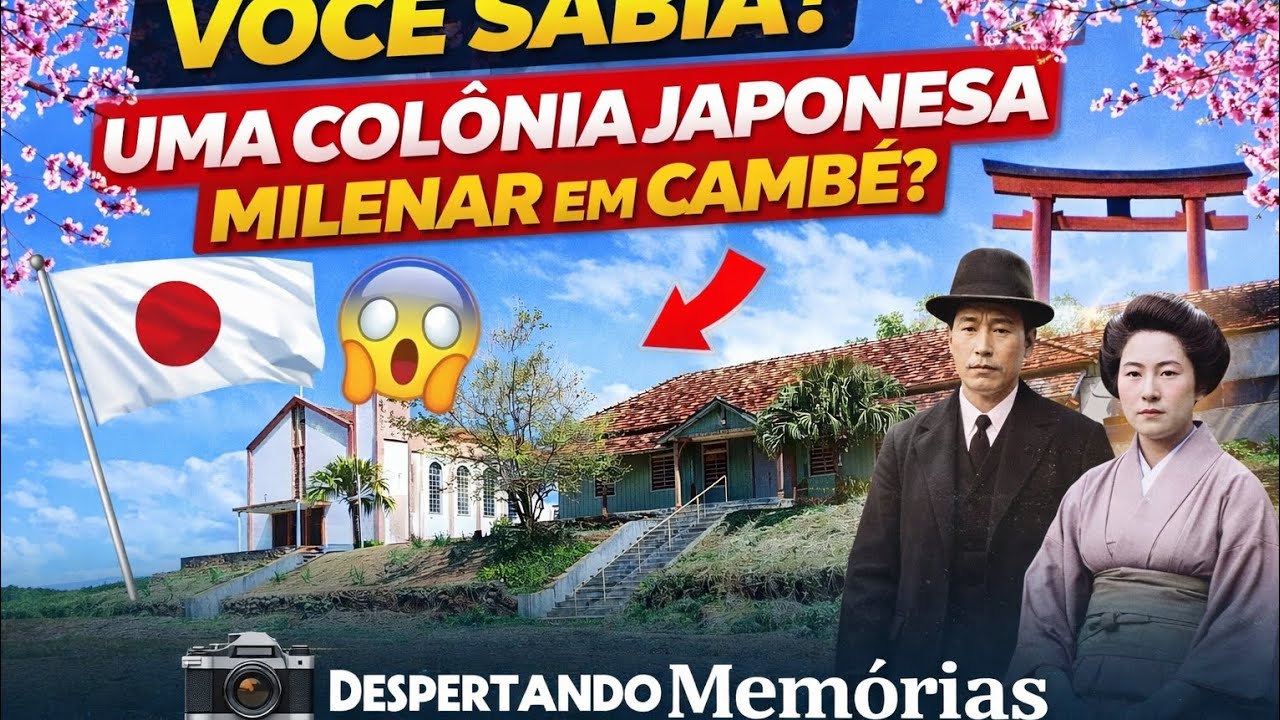 Encontrei uma colônia japonesa de 1932 no interior do município de Cambé 