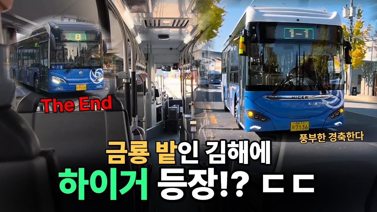 드디어 금룡말고 다른 제조사 도입했다고!? 김해에 등장한 하이거 하이퍼스1611P 탑승기
