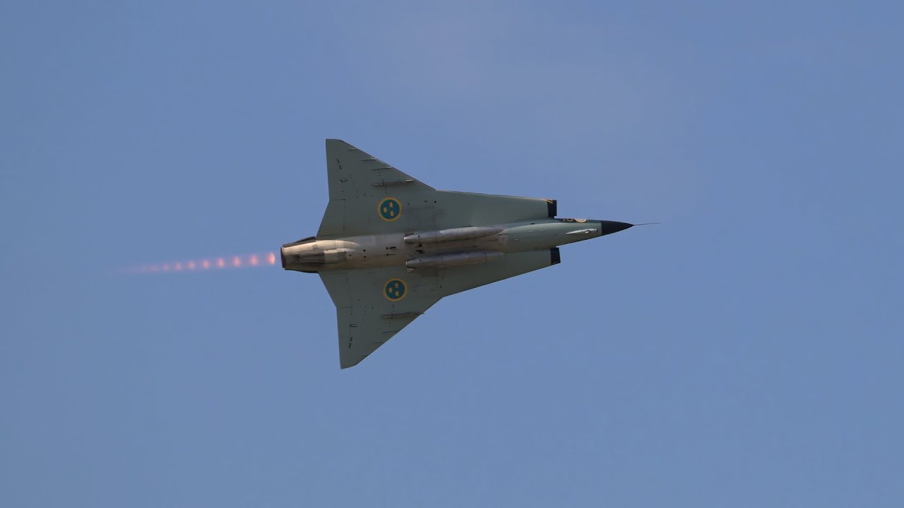 SAAB J35 Draken in 4K & HQ Audio