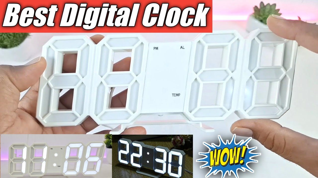 Best 3D Digital Alarm Clock Unboxing & Review | Digital Alarm Clock