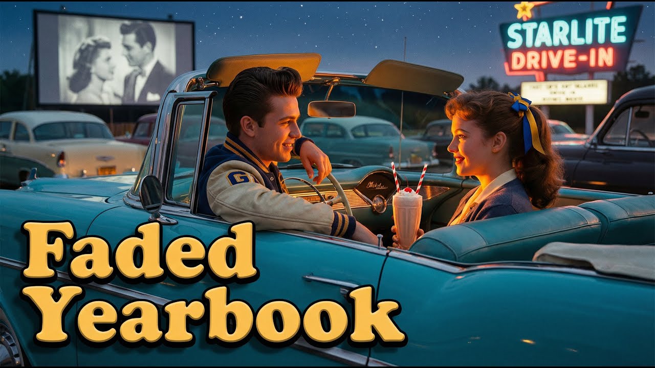 Faded Yearbook | 1950s Diner Style Romance & Vinyl Vibes