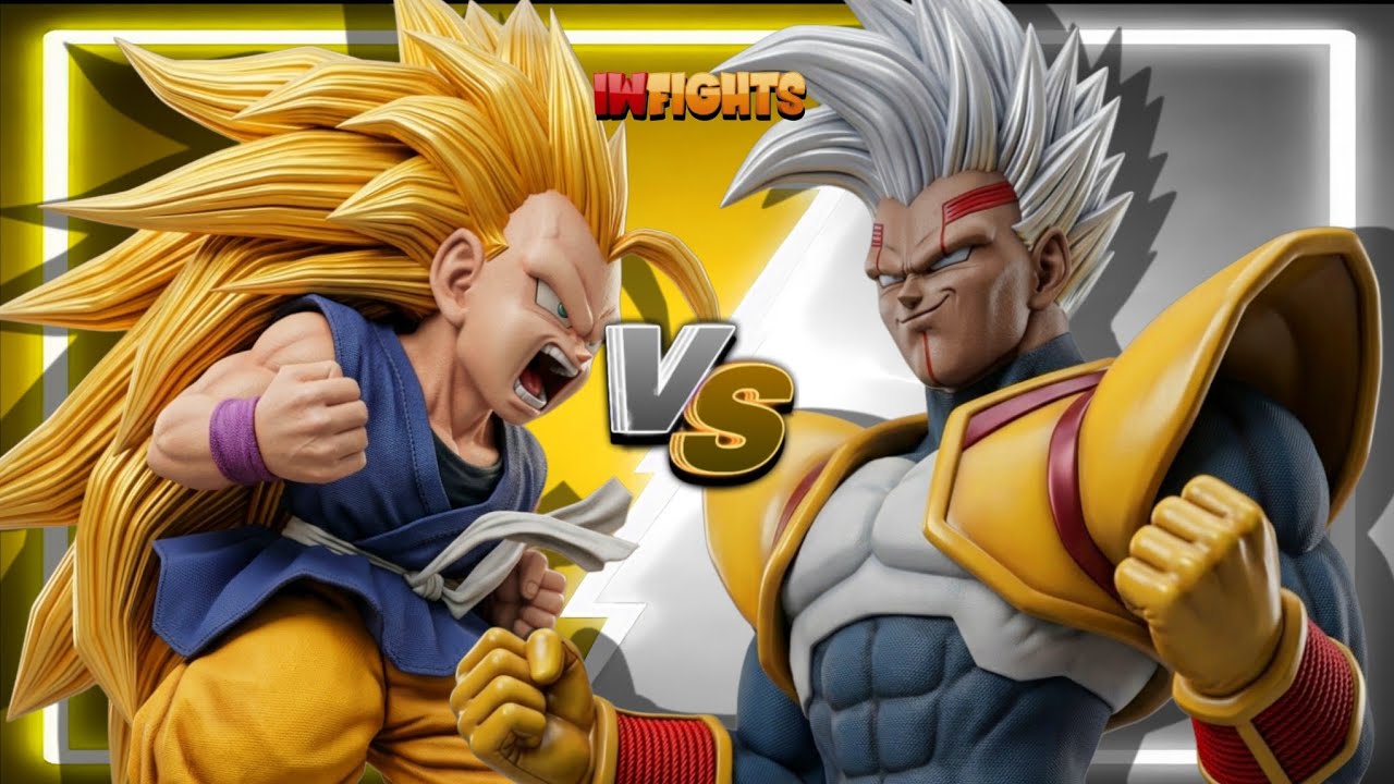 Goku (SSJ3) Vs. Vegeta (Super Baby 2) (CPU Battle) DBZ - BUDOKAI 4