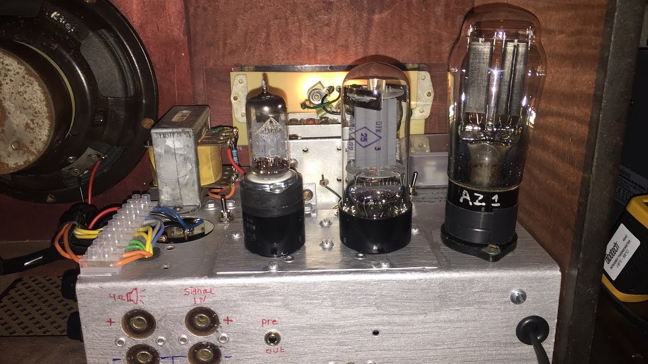 Retro Tube Amplifier Project pt1 Tutorial and pictures