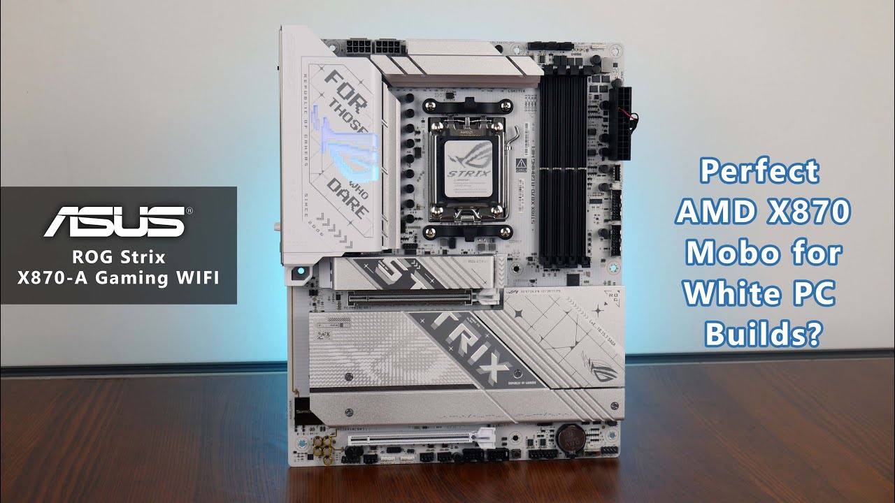 ИДЕАЛЬНО ПОДХОДИТ для сборки ПК нового поколения с белой AM5? ASUS ROG Strix X870-A Gaming WIFI: ...