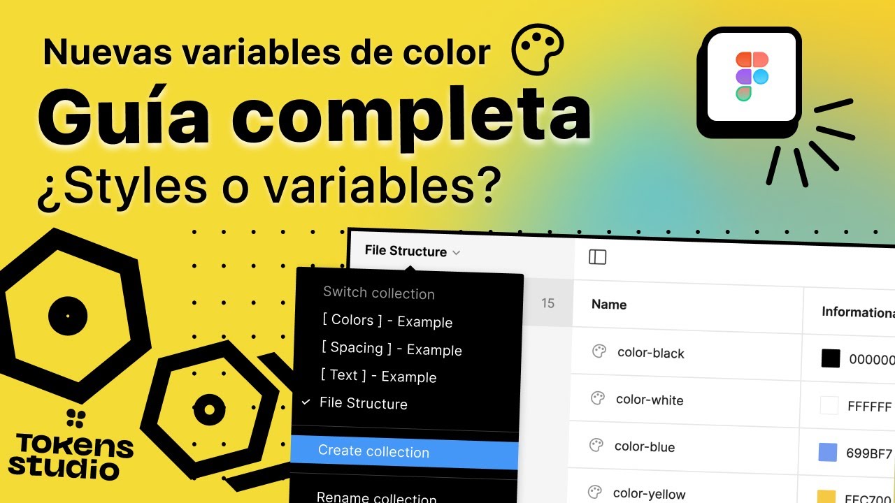 Guía completa de la nuevas variables de color en Figma