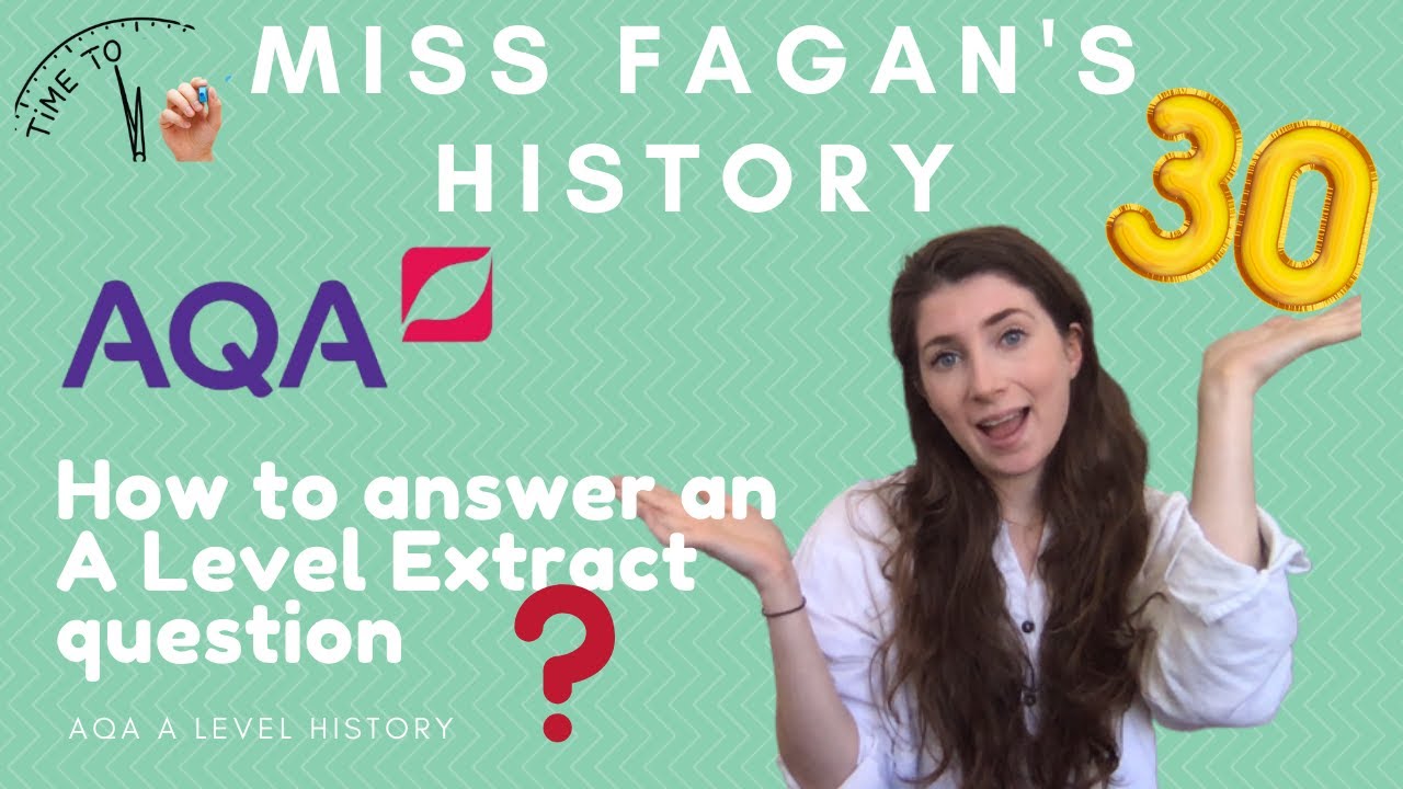 A Level History Extract Question: How to answer?