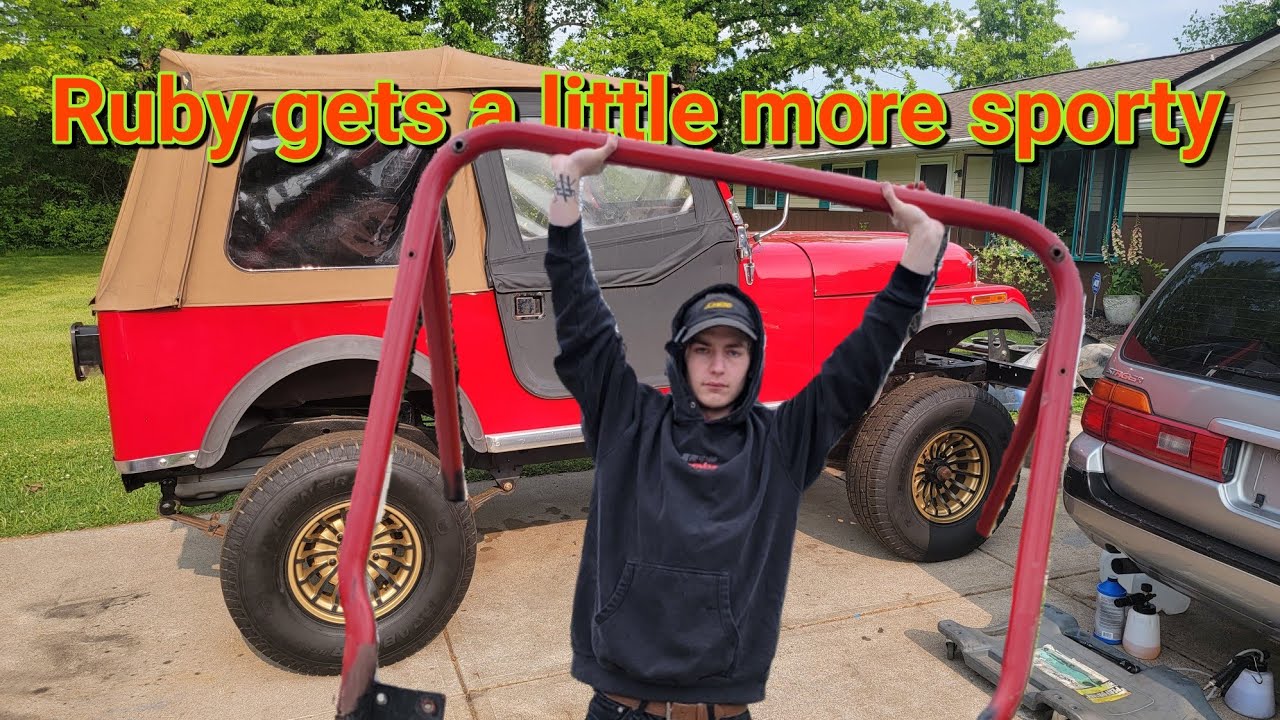 CJ7 Roll bar swap