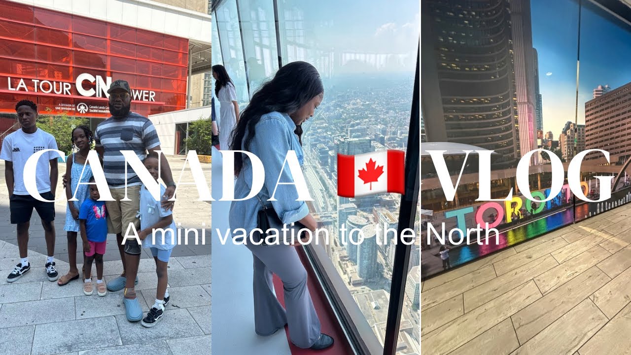 Canada Vlog: Travel With Us to Canada 🇨🇦for a quick mini vacation. #summer #travel #kimnnadi