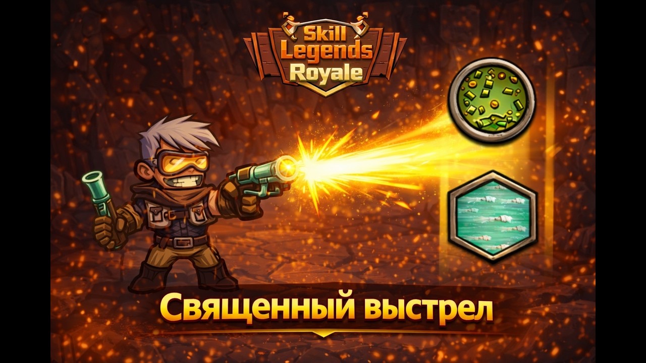 Святой урон нечем контрить! Охотник за головами, через бесконечные пули || Skill Legends Royale