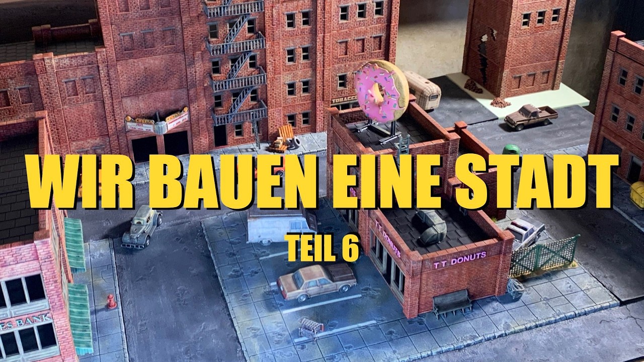 Wir bauen eine STADT - Teil 6: Beschriftung und Kinofassade