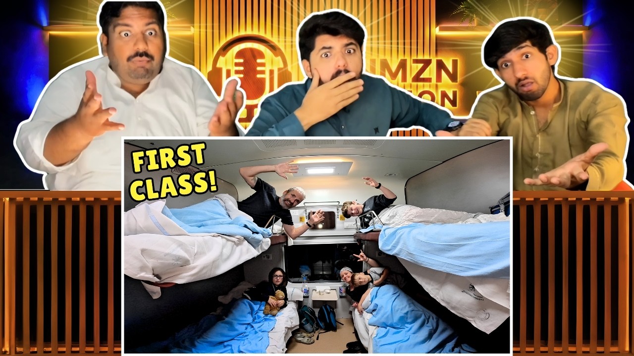 Reaction On American Family Rides An Indian Train | अमेरिकी परिवार | Pakistani Reaction🔥