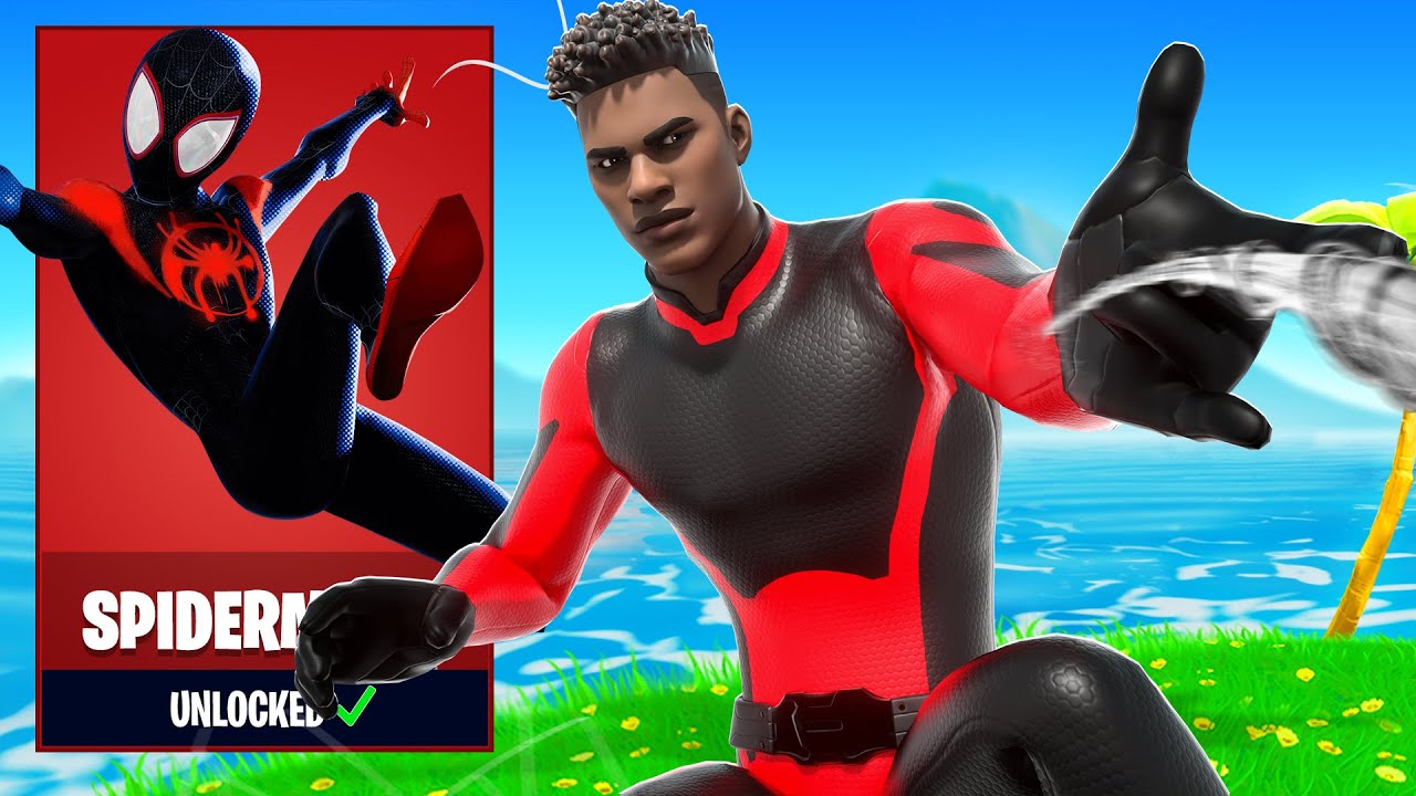 How to UNLOCK CUSTOM Spiderman Super Hero Skins in Fortnite Season 4