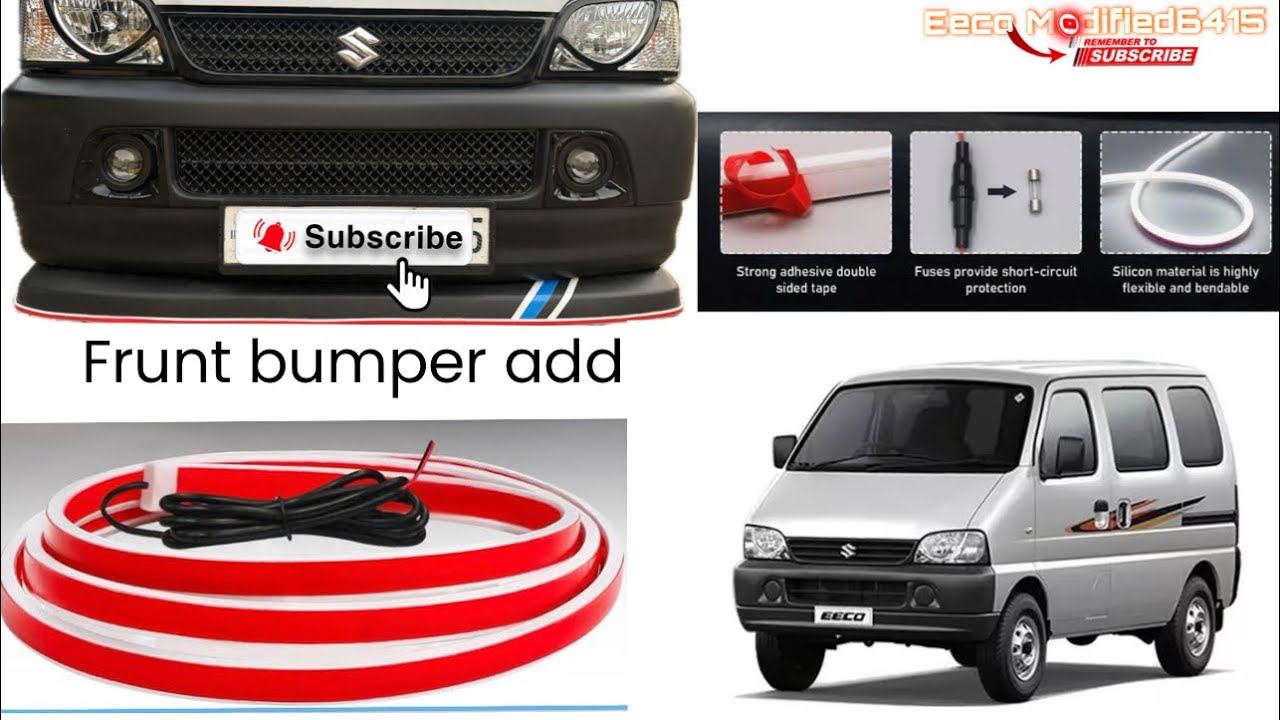 MARUTI EECO ME // BUMPER SPEETER // HOD LIGHT INSTALL #eecomodified6415 