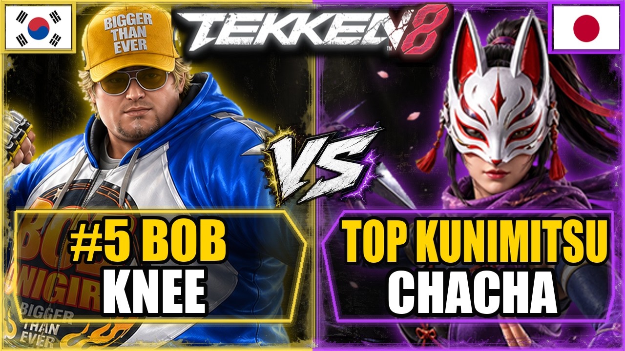 Knee (#5 BOB) vs ChaCha (KUNIMITSU) ▰ High Level Tekken 8 Gameplay