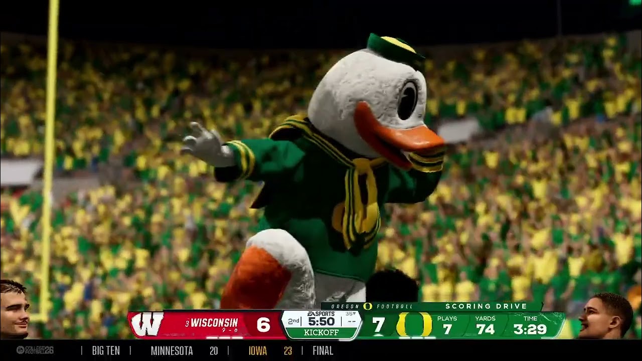 cfb 26 Wisconsin dynasty we make this kick and we win the game