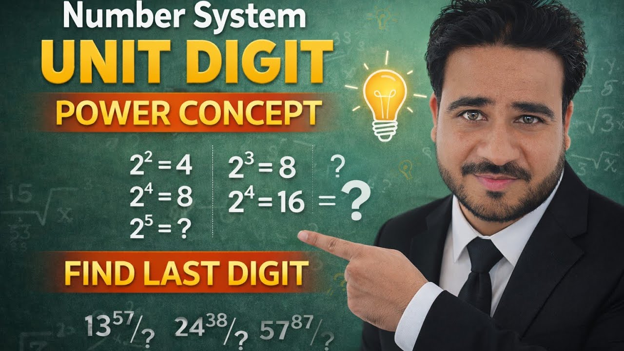LEC-1  Number System Unit Digit Tricks Maths for UPTET CTET STET REET DSSSB KVS 2026  Samrat Academy