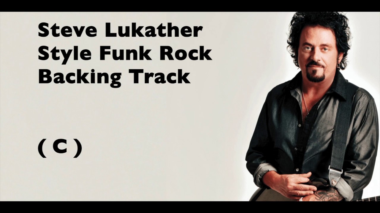 Steve Lukather Style Funk Rock Backing Track (C)