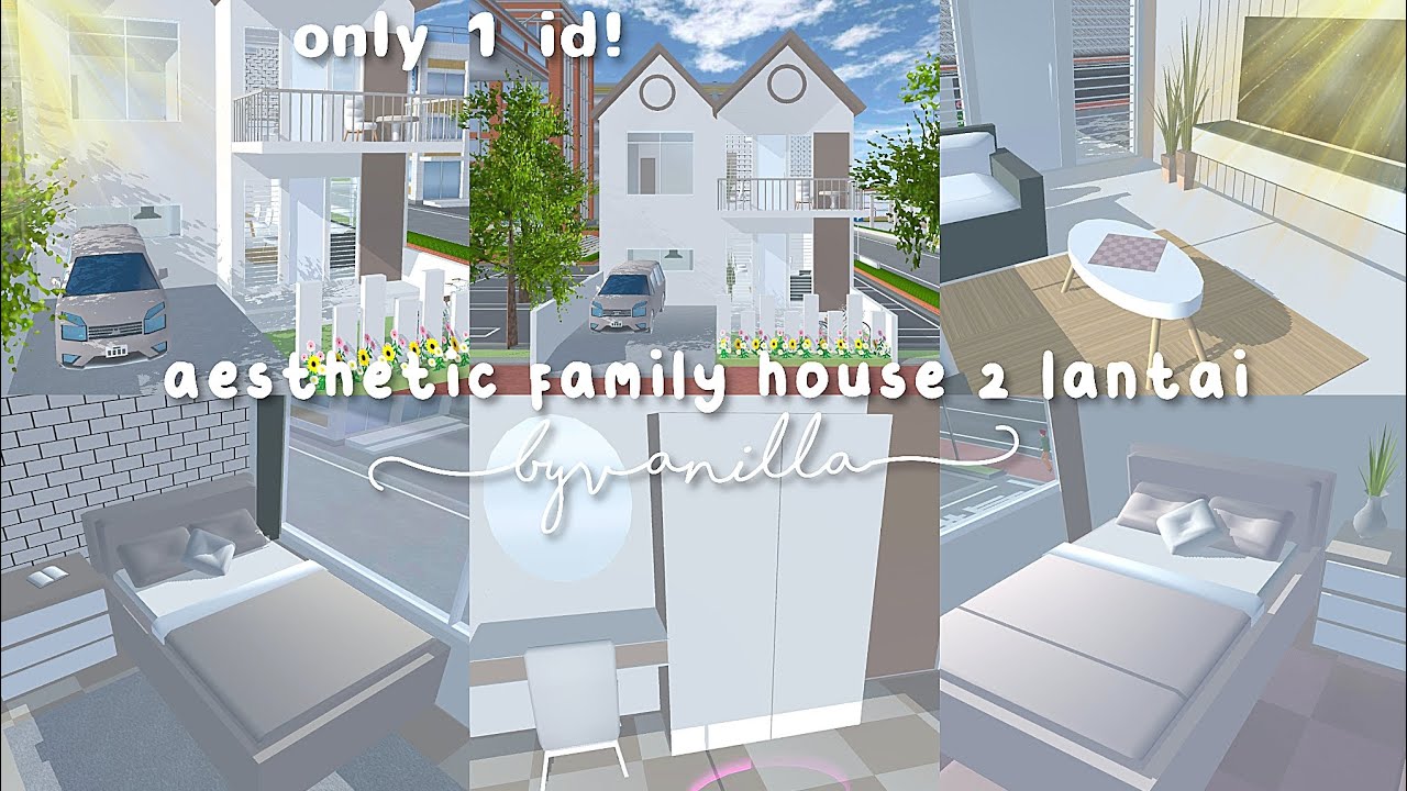 ۫ ꣑ৎ ·┊Aesthetic Family House 2 Lantai ✽ 「 id save and edit 」 sss ⁺ ִ ꕀ