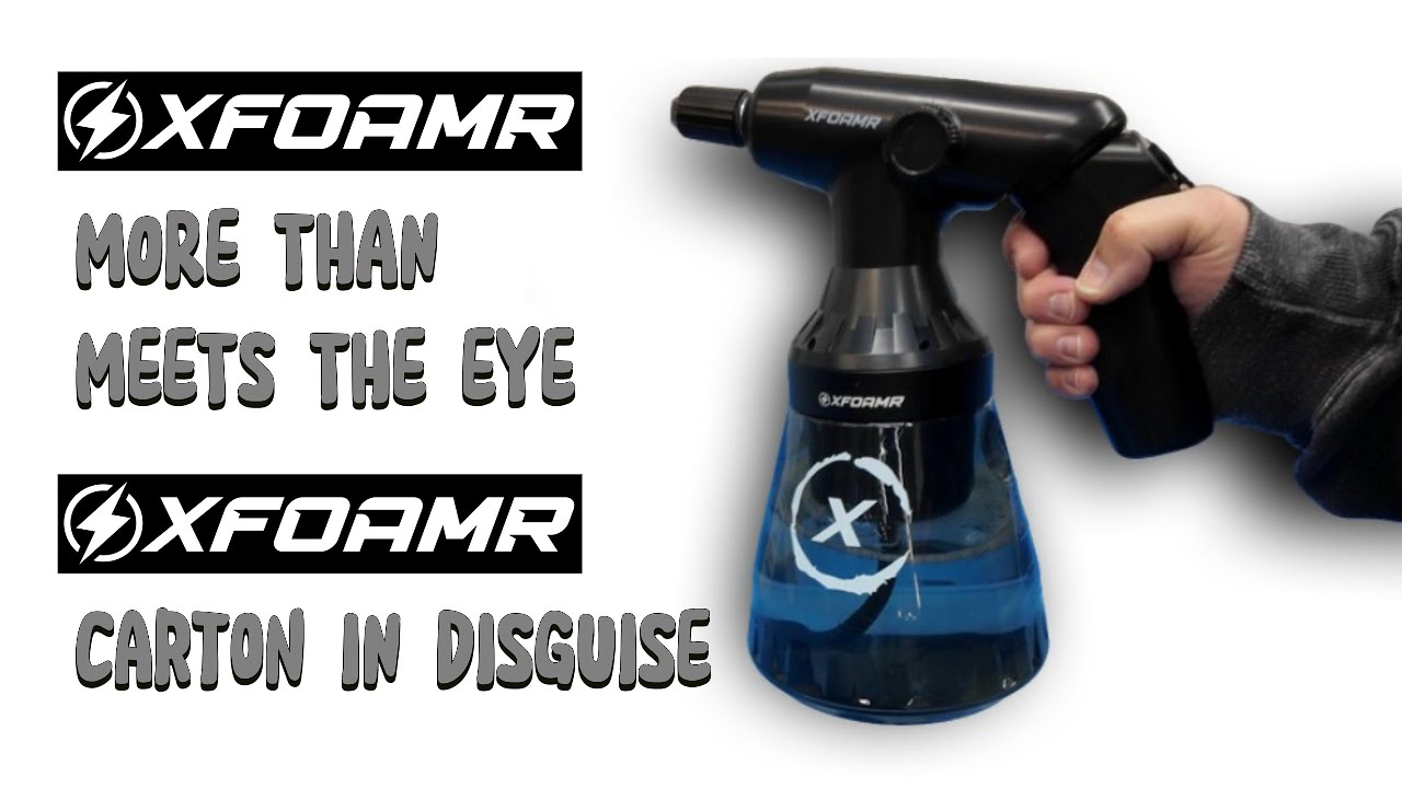 XFOAMR test with YUM Rinse-Less Wash