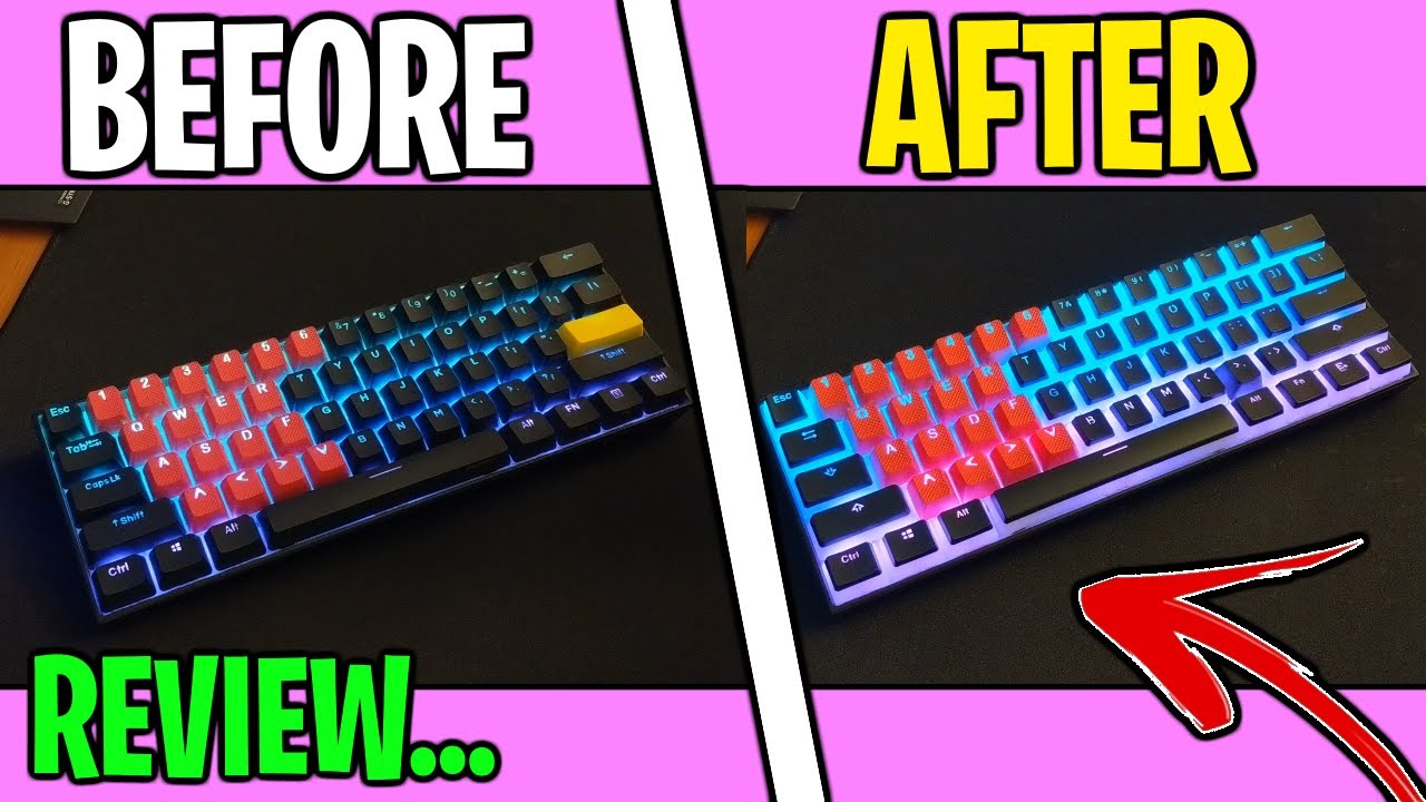 Pudding Keycaps Review on my Anne Pro 2