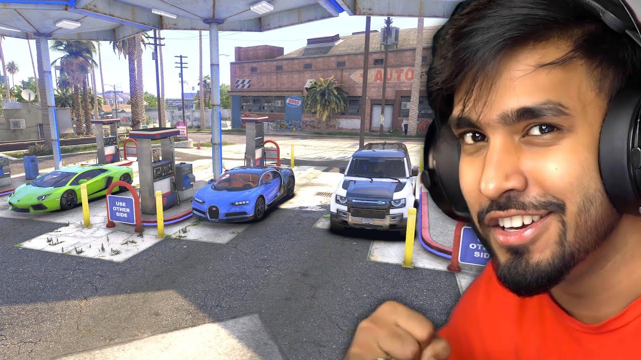 EARNING MONEY FROM GAS STATION - TECHNO GAMERZ GAS STATION #3