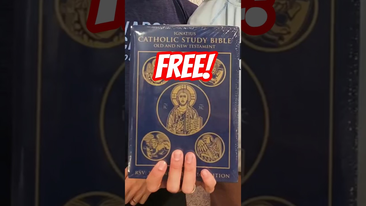 🚨Хотите бесплатную католическую учебную Библию Игнатия?!?🚨