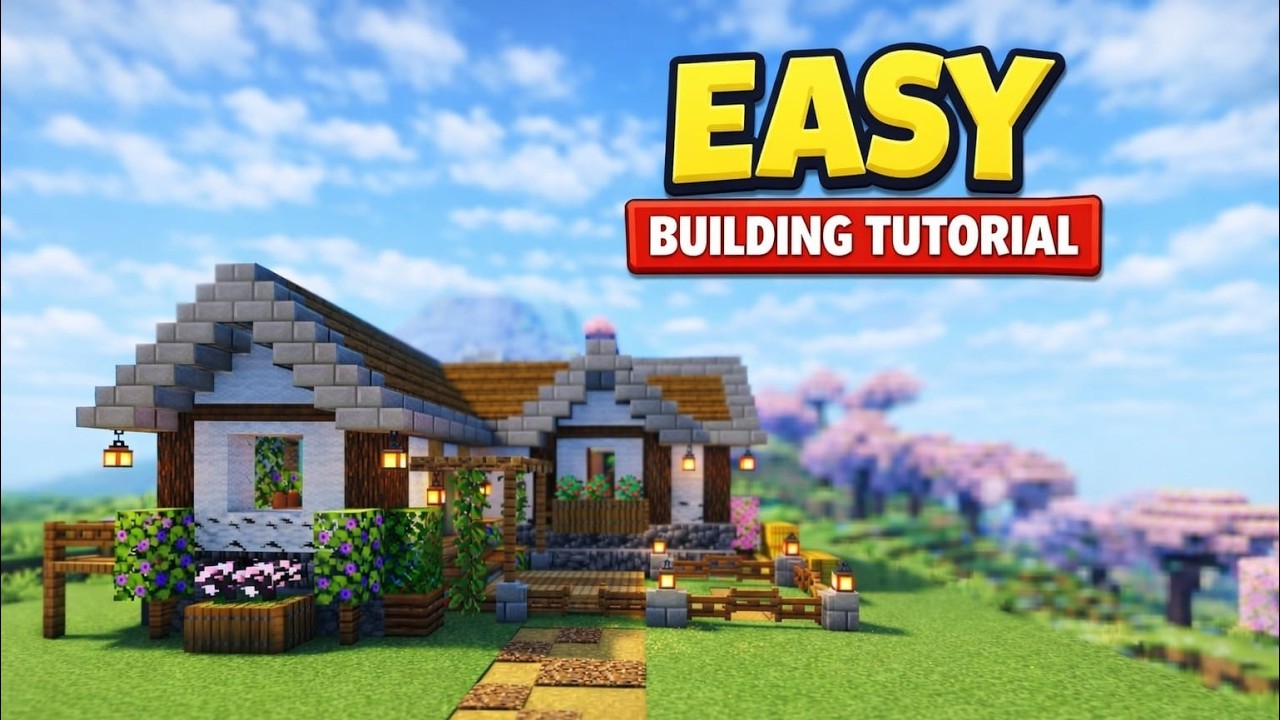 Minecraft: How to Build a Farmhouse🏠