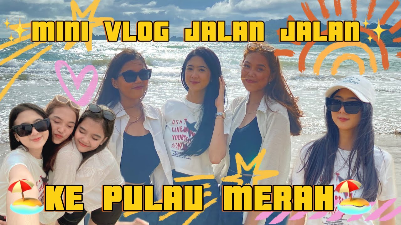 JALAN JALAN KE PULAU MERAH🏖️ DISUPIRIN OCHI ALVIRA💖