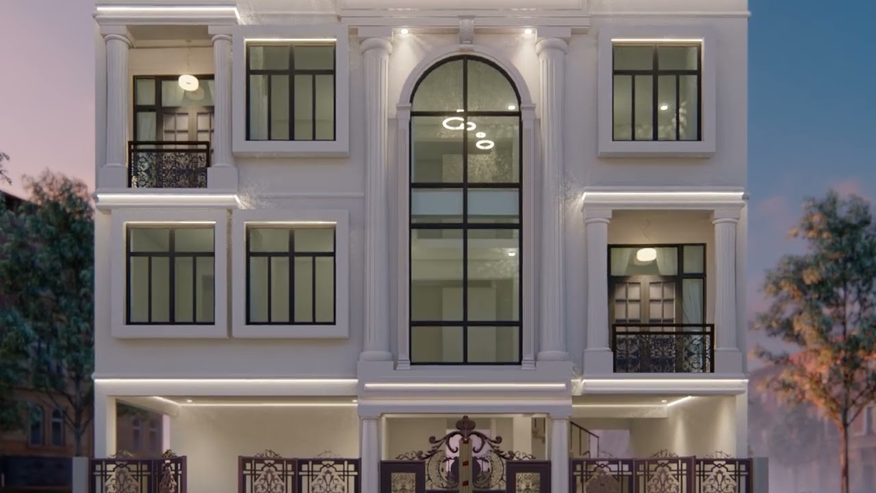 🏠 Modern Home Front Façade Design | Contemporary Luxury Architecture