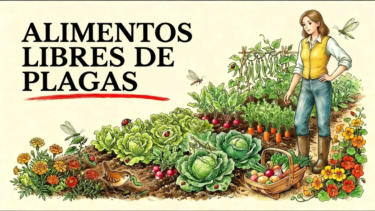 Cómo cultivar verduras sin plagas con este sistema natural