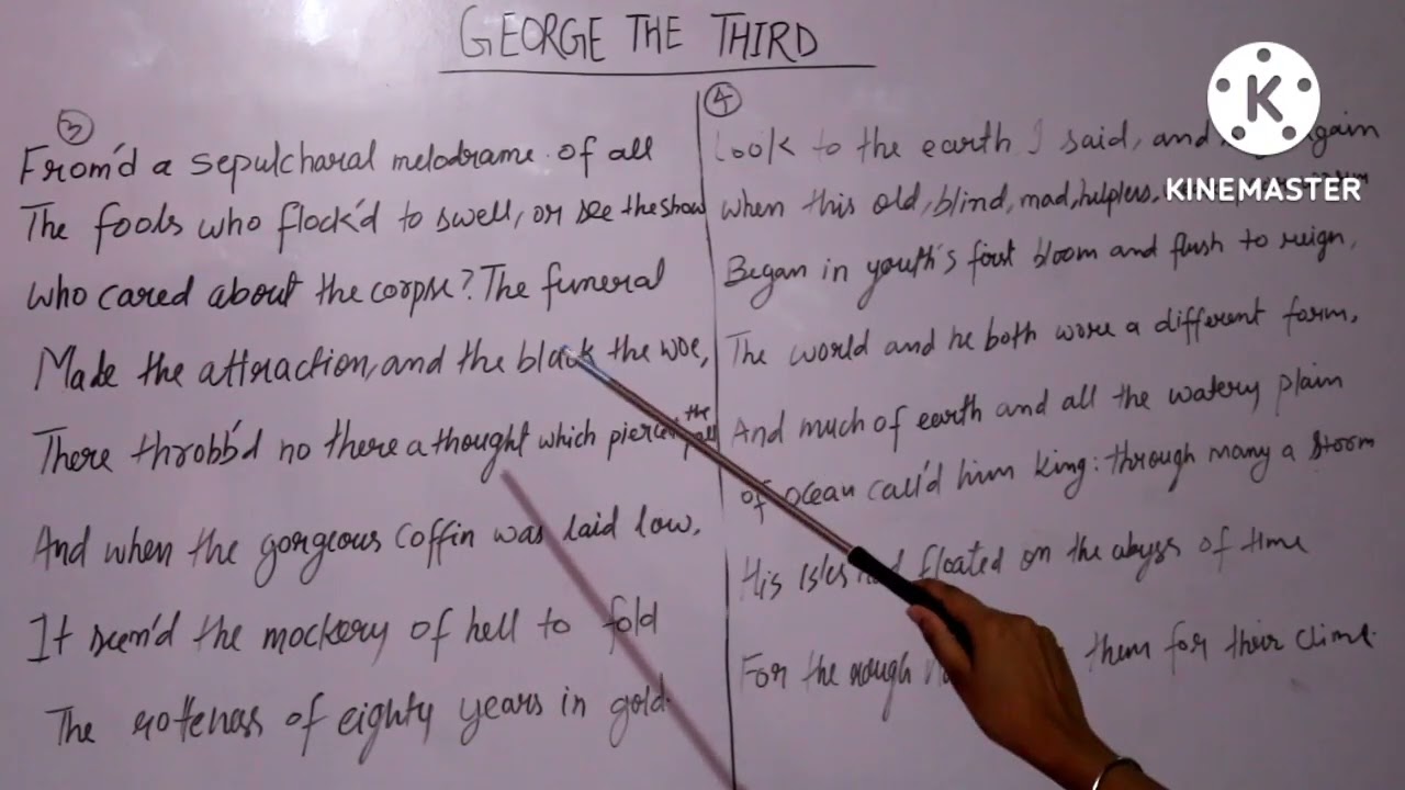 George The Third in Hindi by Lord Byron