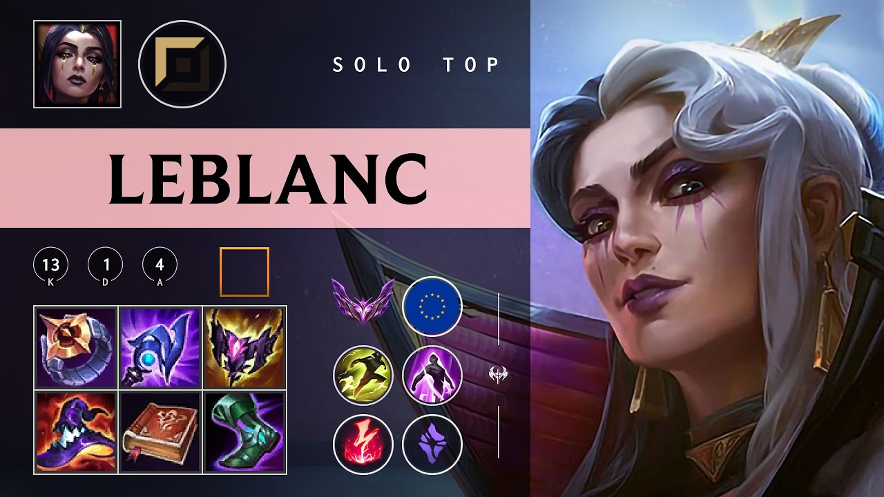 LeBlanc Top vs Jayce - EUW Master Patch 26.03