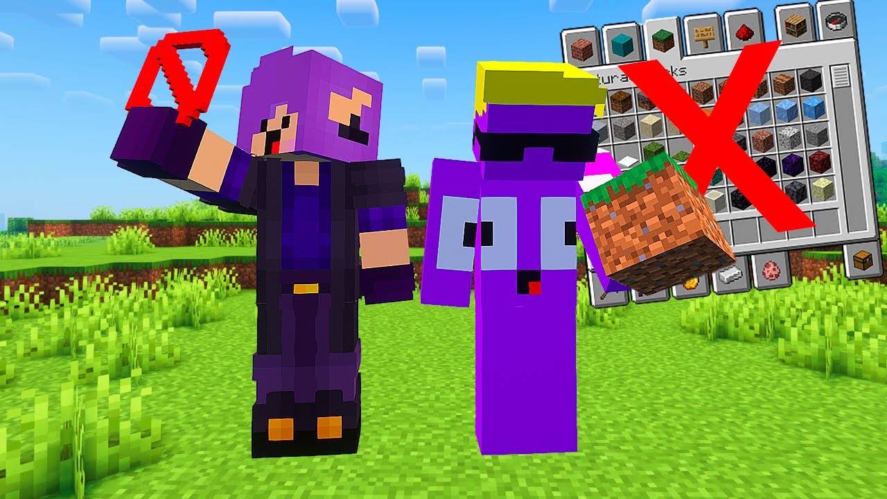 ZERANDO O MINECRAFT NO CRIATIVO MAS NÃO PODEMOS ABRIR O INVENTARIO!!!