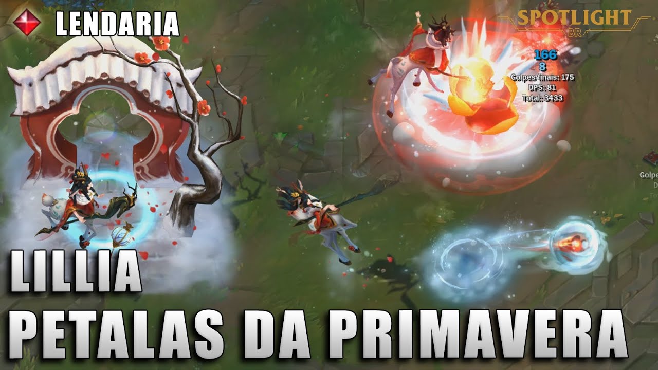 Lillia Petalas da Primavera - LENDARIA - Skin Spotlight PREVIA