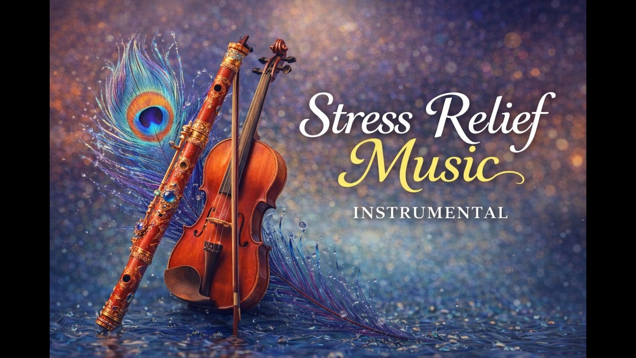 Stress Relief Instrumental Music | Peaceful Flute & Violin Relaxing Sounds
