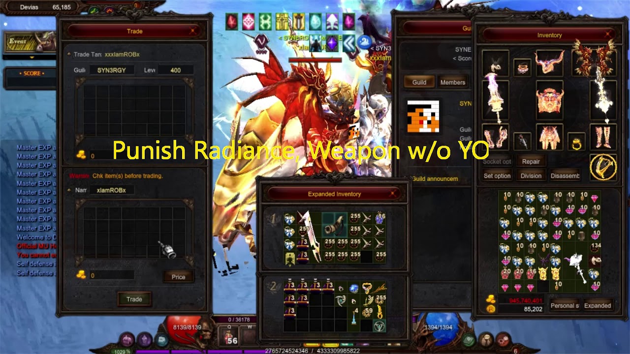 Bug on Punish Dmg SunriseMU