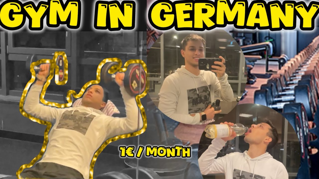 GYM’s IN GERMANY AND THEIR FEES🇩🇪 / 1 € per month 💰 #germany #vlog