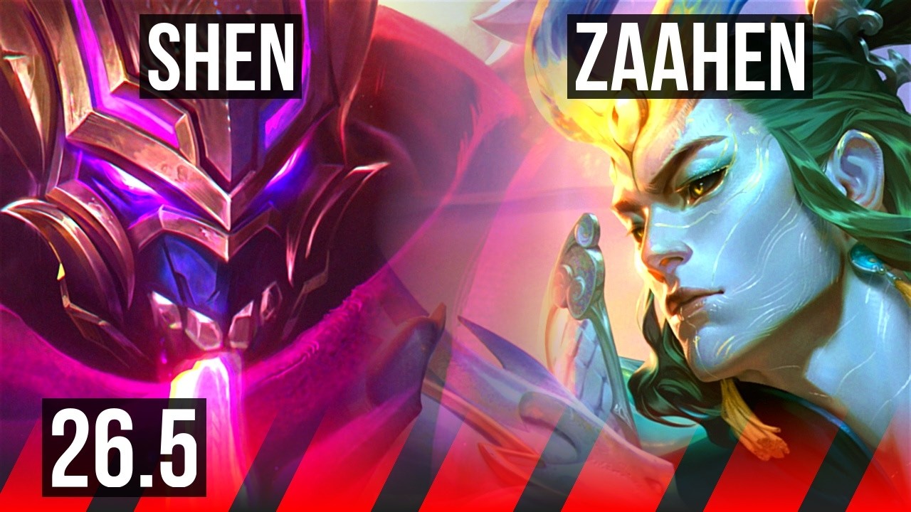 SHEN vs ZAAHEN (TOP) | KR Challenger | 26.5