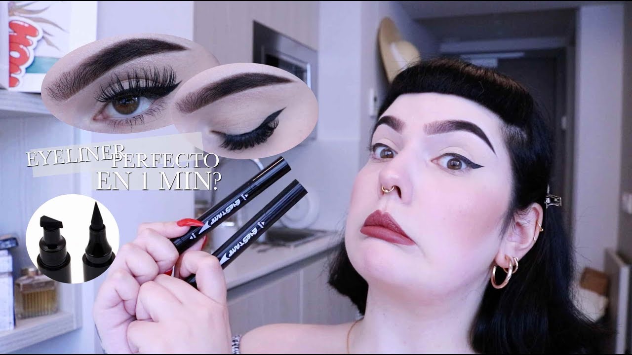 ¿EYELINER PERFECTO EN 1 MINUTO? Eyestamp - Lolita Rydell