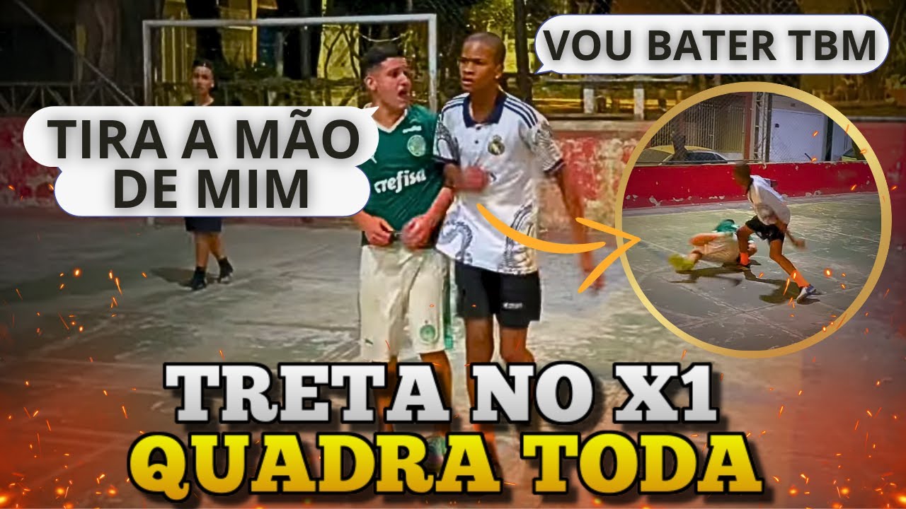 A RIVALIDADE PASSOU DOS LIMITES - DIOGO vs VEIGA, X1 QUADRA TODA