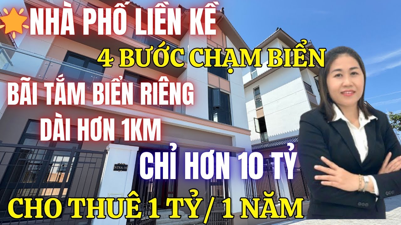 🏡Sốc, bất động sản biển chỉ pháp lý sổ đỏ lâu dài, bãi tắm biển riêng dài 1km, 4 bước chạm biển, rẻ