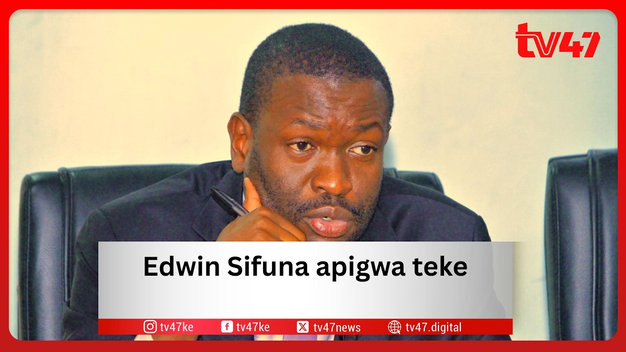 Edwin Sifuna apigwa teke