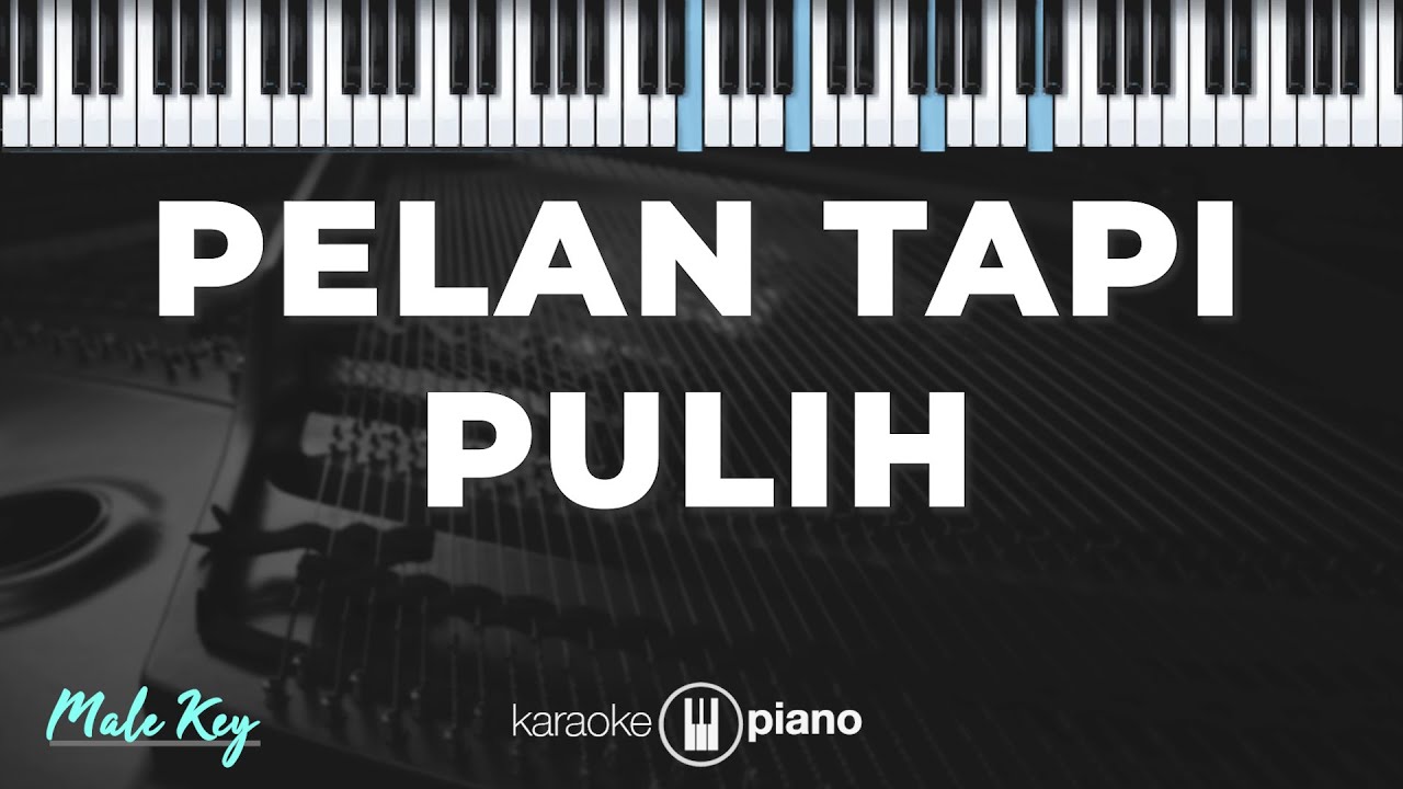 Pelan Tapi Pulih | KARAOKE PIANO - MALE KEY