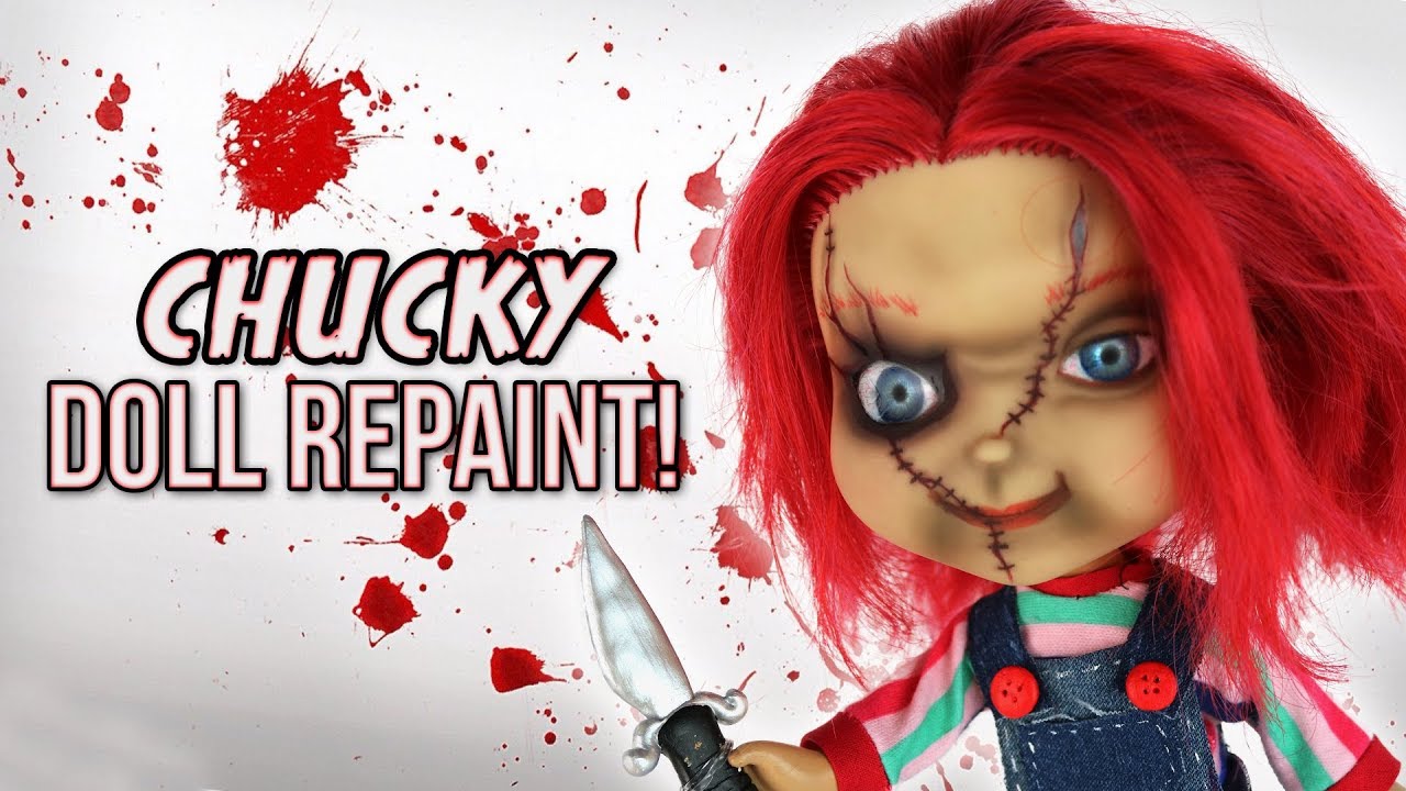 Strawberry Shortcake To Chucky Doll Repaint! Halloween Special!