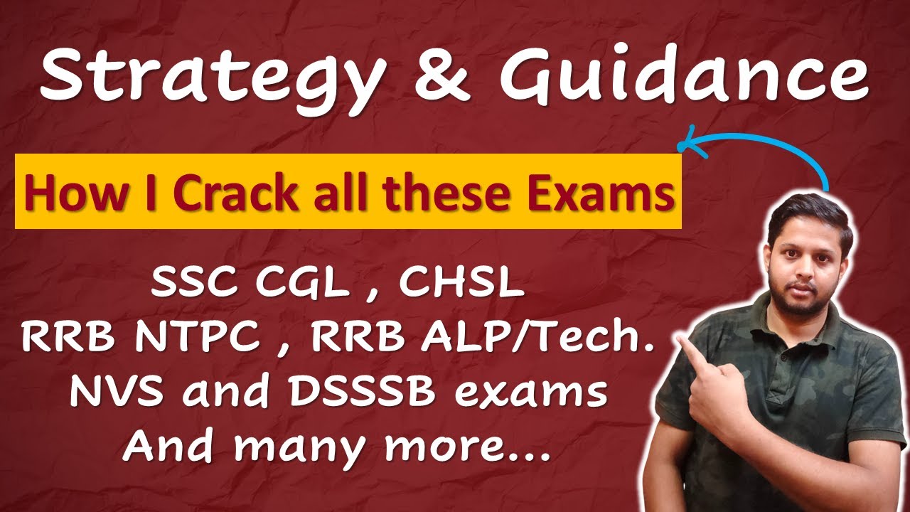 Strategy and Guidance to Crack any competitive exam | Sharing My Experience and Some Core Principles