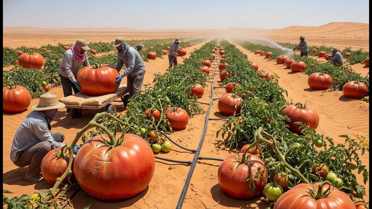Shock: They Tried Growing Tomatoes in the Desert — The Results Will Amaze You
