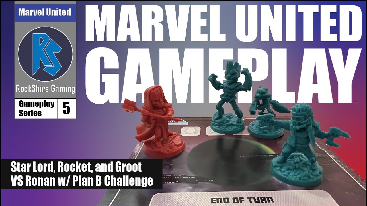 DANCE FIGHT! Guardians of the Galaxy Vs. Ronan | Marvel United | Gameplay Series