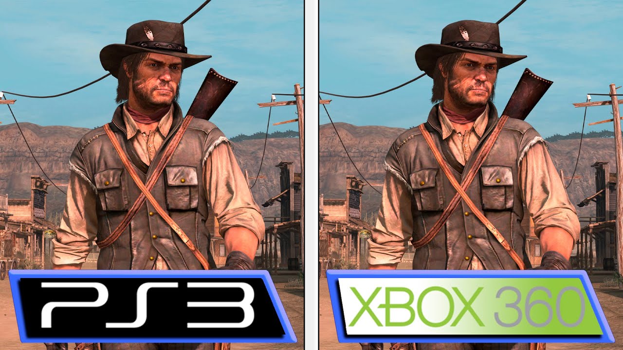 Red Dead Redemption | Xbox 360 VS PS3  | Retro Graphics Comparison | Analista De Bits