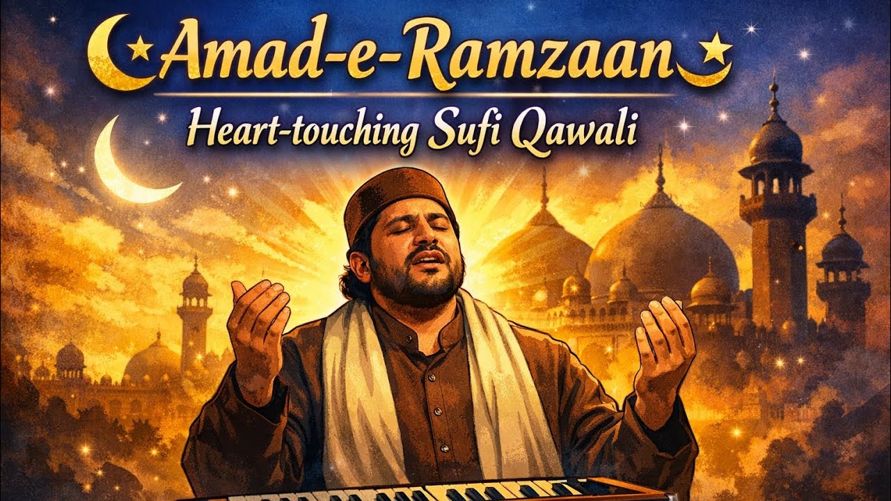 🌙 Amad-e-Ramzaan | Heart-touching Sufi Qawali for Ramzaan 2026 | Spiritual Devotional