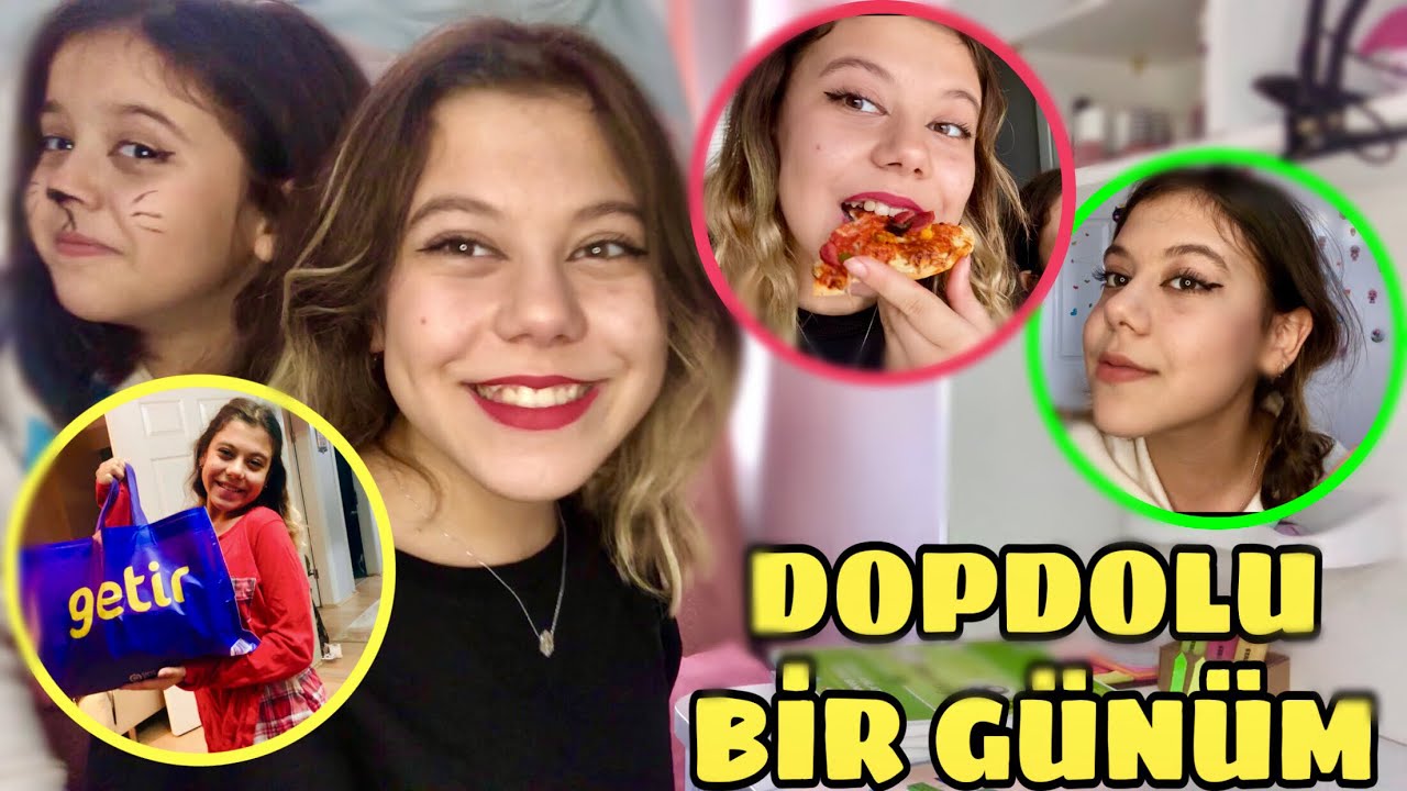 15 TATİLDE BİR GÜNLÜK VLOG(Kıyafet,Makyaj,Ders Çalışma,Yemek,GETİR Sipariş,Netflix) Tuana Zeybek